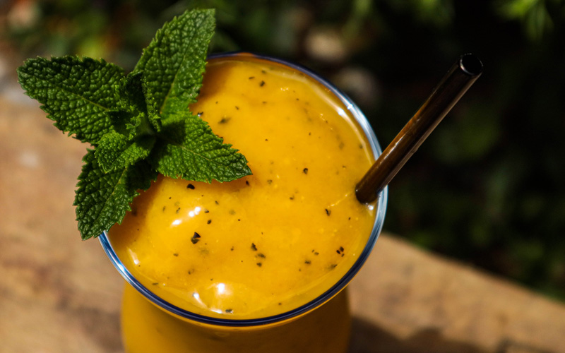 Mango and Passion Fruit Smoothie