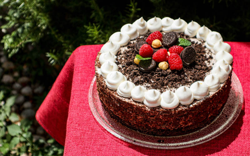 Oreo and Hazelnut Cheesecake